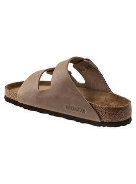 Sandales Birkenstock Arizona huilées toastées pour femmes
