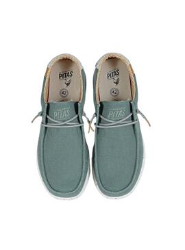 Chaussures Walkin Pitas Wallabi Nias vertes pour hommes