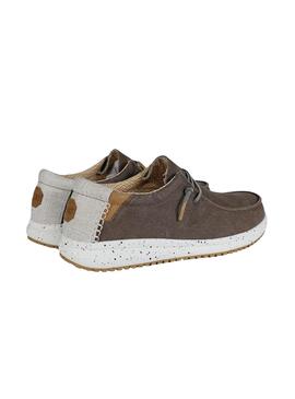 Chaussures Walkin Pitas Wallabi Nias marron pour homme