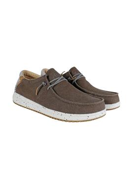 Chaussures Walkin Pitas Wallabi Nias marron pour homme