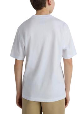 T-shirt Vans Eyeballie Blanc Pour Enfant