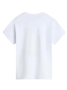 T-shirt Vans Eyeballie Blanc Pour Enfant