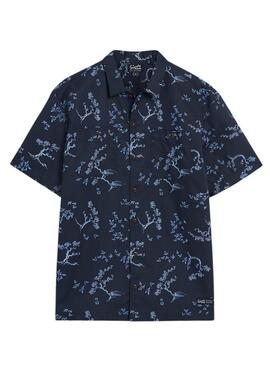 Chemise Superdry Beach Marine pour Homme
