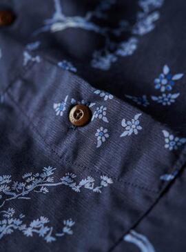 Chemise Superdry Beach Marine pour Homme