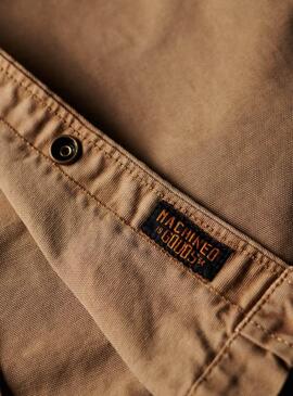 Chemise de travail Superdry Workwear Marron Pour Homme