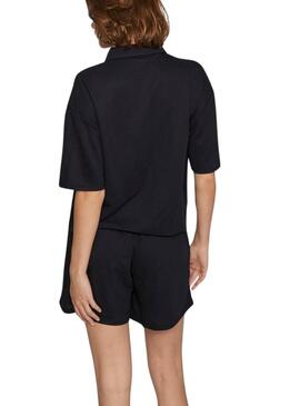 Chemise Vila Vicarmena noire pour femme