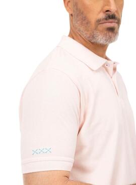 Chemise Polo  El Pulpo Basique Rose Pour Homme