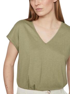 Top Vila Visyma Vert Pour Femme