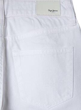 Pantalon Pepe Jeans Straight blanc pour fille