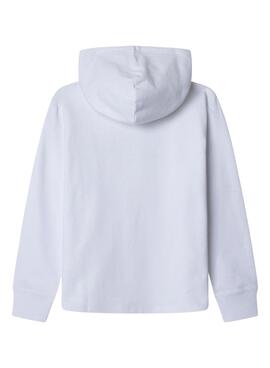 Sweat-shirt Pepe Jeans Jeel blanc pour garçon