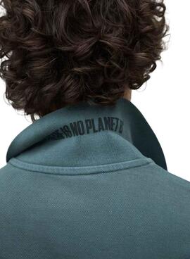 Polo Ecoalf Tedan vert pour homme