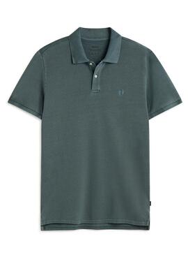 Polo Ecoalf Tedan vert pour homme