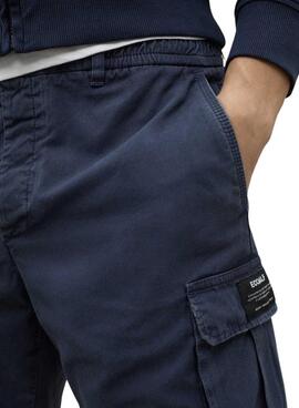 Shorts Ecoalf Ethic marine pour homme