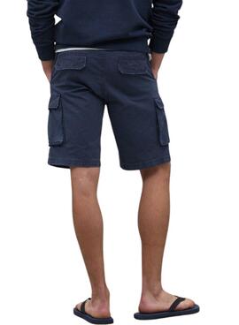 Shorts Ecoalf Ethic marine pour homme