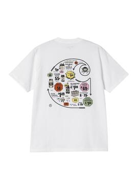 Maillot Carhartt Catalogue C Logo blanc pour homme