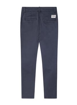 Pantalon Pepe jeans Junior slim chino bleu enfant