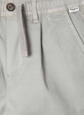 Pantalon Pepe Jeans regular comfort gris pour enfant