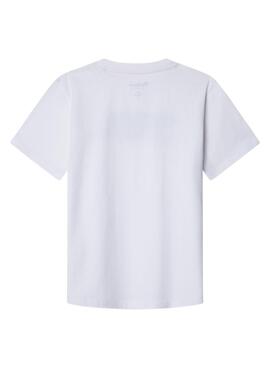  T-shirt Pepe Jeans Felix blanc pour garçon