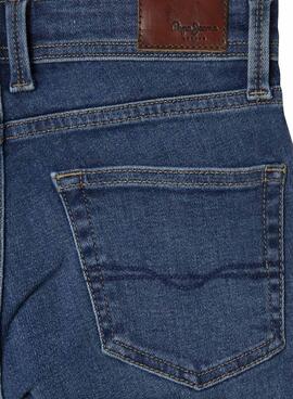Devuelveme solo la traduccion al frances de esto: Bermuda Pepe Jeans Slim denim azul para niñoBermuda Pepe Jeans en jean bleu slim pour garçon