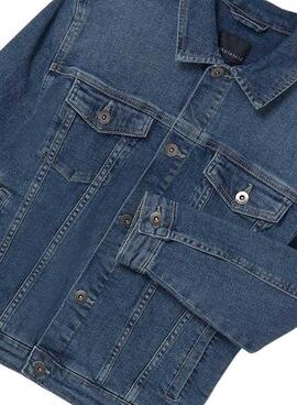 Veste en jean Mayoral trucker bleue pour garçon