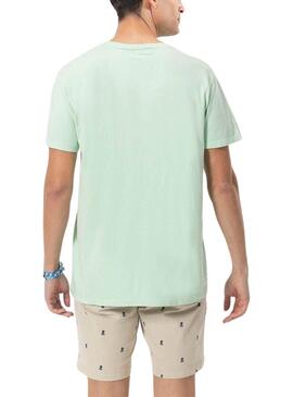 T-shirt  El Pulpo Lavé Logo Vert Pour Homme