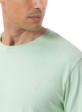 T-shirt  El Pulpo Lavé Logo Vert Pour Homme
