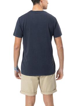 T-shirt   El Pulpo Lavé Logo Marin Pour Homme