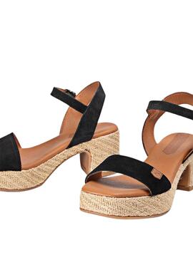 Sandales Popa Beliche Noir Pour Femme