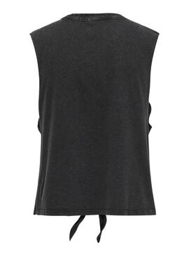 T-shirt Only Lucy Knot Eagle Noir pour Femme