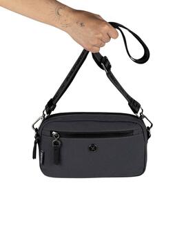 Sac à main Munich Bloom Slim Noir pour Femme