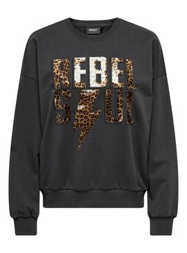 Sudadera Only Runa Noir Pour Femme