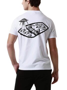  Maillot Kappa Lamar Blanc Pour Homme