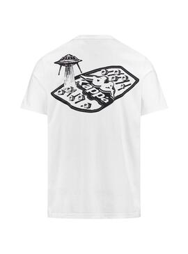  Maillot Kappa Lamar Blanc Pour Homme