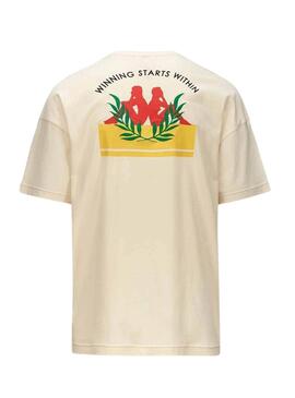  T-shirt Kappa Leilon Beige pour Homme