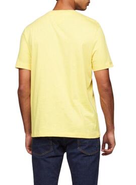T-shirt Tommy Hilfiger Seasonal jaune pour homme