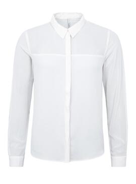 Chemise Jeans Pepe Marisa Blanc Femme