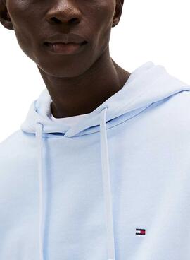 Sweat à capuche Tommy Hilfiger Essential Hoody bleu pour homme