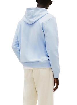 Sweat à capuche Tommy Hilfiger Essential Hoody bleu pour homme