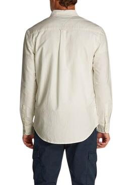 Chemise Tommy Jeans Oxford blanche pour homme