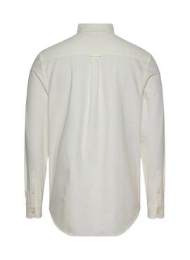Chemise Tommy Jeans Oxford blanche pour homme