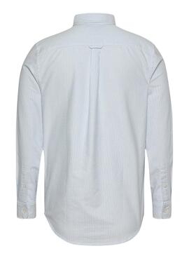 Chemise Tommy Jeans Stripe Oxford bleue pour homme