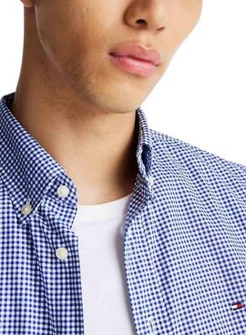 Chemise Tommy Hilfiger à carreaux marins pour homme