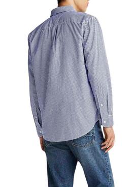 Chemise Tommy Hilfiger à carreaux marins pour homme