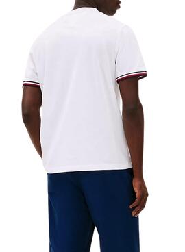 Maillot à rayures mondiales Tommy Hilfiger blanc pour homme