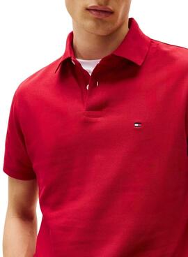 Polo Tommy Hilfiger 1985 rouge pour homme.