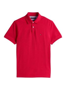Polo Tommy Hilfiger 1985 rouge pour homme.