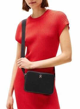 Sac Tommy Hilfiger Logotape noir pour femme