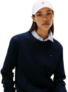 Casquette Tommy Hilfiger Elevated Chic blanc pour femme