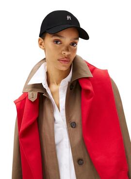 Casquette Tommy Hilfiger Elevated Chic noire pour femme