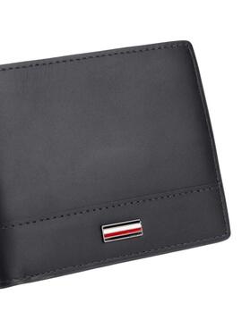 Portefeuille Tommy Hilfiger Corp bleu marine pour homme